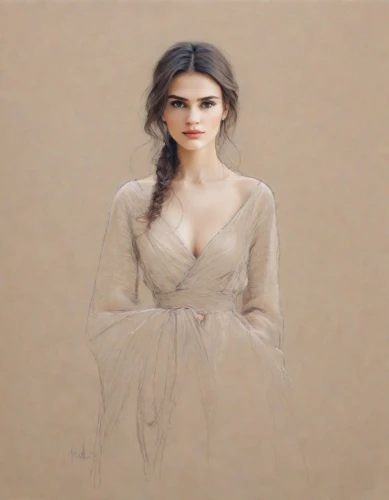rotoscoped,rotoscope,khnopff,rotoscoping,girl in a long dress,photo painting,selly,ballgown,drawing mannequin,tulle,digital painting,ball gown,overpainting,a girl in a dress,underpainting,sel,sels,strapless,underdrawing,painting