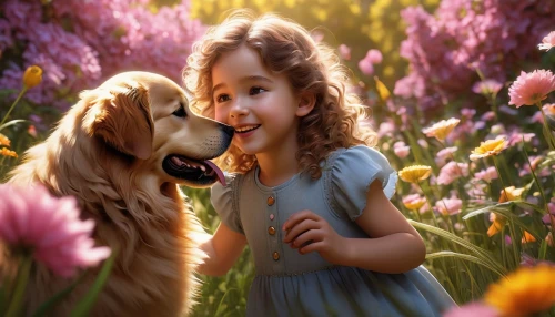girl with dog,little boy and girl,boy and dog,children's background,tenderness,beautiful girl with flowers,love for animals,cute cartoon image,girl in flowers,little girl and mother,girl picking flowers,anoushka,tendre,tenderhearted,girl and boy outdoor,the little girl,innocence,little girls,little girl,dog illustration,Photography,Artistic Photography,Artistic Photography 05