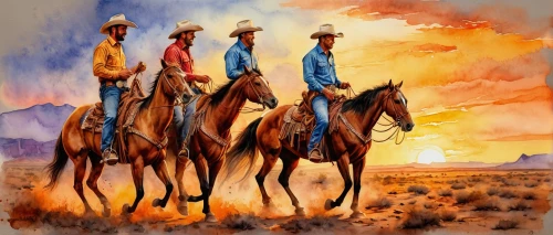 vaqueros,western riding,caballos,cowboy silhouettes,highwaymen,westerns,quarterhorses,cowboys,stagecoach,buckskins,prorodeo,horse riders,chuckwagon,buckskin,ranchera,ranchers,landeros,pecos,cavalrymen,sauros,Illustration,Paper based,Paper Based 24