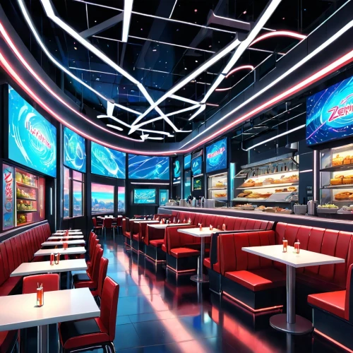 retro diner,ufo interior,diner,spaceship interior,eatery,drive in restaurant,nightclub,restaurants,japanese restaurant,new york restaurant,a restaurant,neon coffee,spaceland,neon drinks,neon cocktails,cartoon video game background,3d background,star kitchen,diners,eateries,Anime,Anime,Traditional