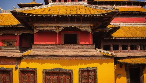 pashupati,dzongkhag,kathmandu,bhaktapur,durbar square,dzongkha,dzongsar,dzongkhags,punakha,katmandu,pashupatinath,pashupatinath temple,nepal,bhutan,rangjung,patan,malana,mainali,benaras,colorful facade,Illustration,Retro,Retro 10