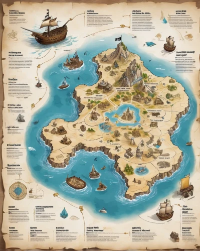 treasure map,old world map,beleriand,avernum,world map,whydah,cartographical,lavezzi isles,riverlands,map world,archipelagos,conquests,cartography,world's map,islas,island of juist,doubloons,caravel,scythopolis,riftwar,Unique,Design,Infographics