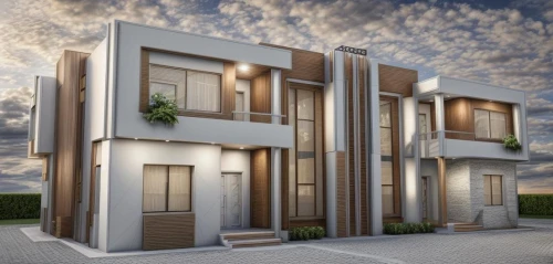 duplexes,3d rendering,prefabricated buildings,residencial,townhomes,modern house,modern architecture,homebuilding,residential house,new housing development,stucco frame,exterior decoration,vastu,gold stucco frame,cubic house,two story house,italtel,medini,frame house,inmobiliaria