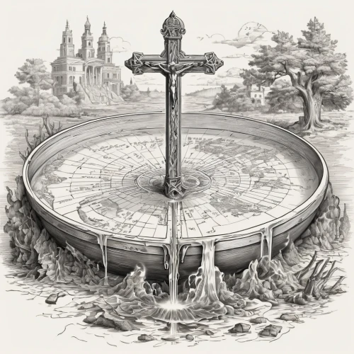 sundial,chronometers,fountain of the moor,wishing well,compass,compass rose,armillary,water well,world clock,cosmographia,magnetic compass,medieval hourglass,fountain of friendship of peoples,armillary sphere,alethiometer,bearing compass,planisphere,astrolabe,compass direction,waterdeep,Unique,Design,Blueprint
