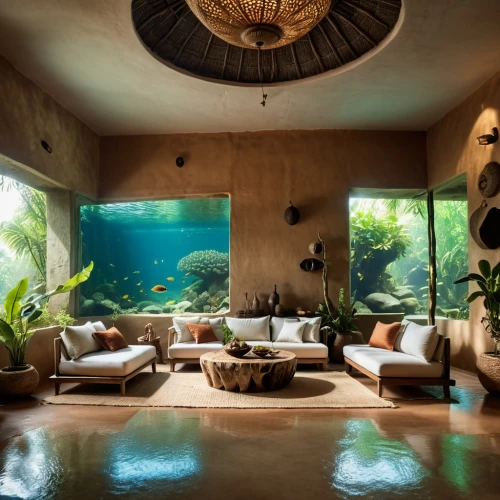 tropical house,fish tank,underwater oasis,pool house,beautiful home,tropical fish,amanresorts,beach house,great room,living room,cabana,luxury home interior,dunes house,tropical jungle,tropics,tropical island,sitting room,mustique,livingroom,dreamhouse,Photography,Artistic Photography,Artistic Photography 01