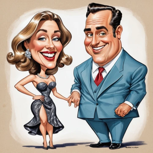 caricatures,caricature,caricatured,caricaturing,roaring twenties couple,caricaturists,supercouple,bedelia,hucksters,caricaturist,vintage man and woman,nungesser and coli,cartoon people,rigsby,tognazzi,huckabees,business icons,singer and actress,retro cartoon people,man and wife,Illustration,Abstract Fantasy,Abstract Fantasy 23