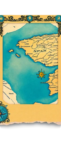 the mediterranean sea,mediterranean sea,cilicia,treasure map,lybia,beleriand,seregil,cyclades,aegean sea,lavrion,old world map,tartessian,mystara,mediterrenian,archipelagos,caspian sea,hispania,doubloons,tenedos,cosmographia,Conceptual Art,Daily,Daily 34