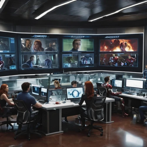 oscorp,cybersquatters,arrow set,timewarner,extant,control center,flashpoint,computer room,telepresence,europacorp,televentures,metahumans,videoconferencing,teleplay,control desk,sourcefire,multiscreen,lexcorp,coppermine,newsroom,Photography,General,Realistic