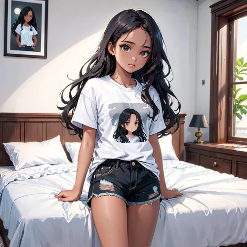 dressup,girl in t-shirt,derivable,tshirt,fashion doll,anime japanese clothing,demobilised,artist doll,anime girl,tee,shirt,anime 3d,long-haired hihuahua,gtw,premium shirt,cute clothes,michiko,gyaru,sleepwear,t shirt,Anime,Anime,General