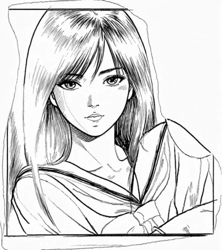 dooling,tomie,kuchel,sango,mono-line line art,rukia,lineart,kagome,graphics tablet,leone,wacom,orihime,krita,erma,penciler,stylization,sketched,comic halftone woman,casca,minmay,Design Sketch,Design Sketch,Black and white Comic