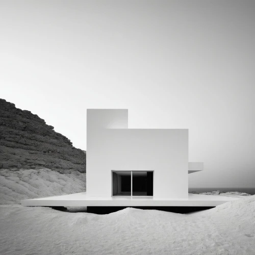 dunes house,cubic house,amanresorts,corbu,siza,chipperfield,zumthor,whitebox,shulman,unbuilt,white room,archidaily,hejduk,cube house,beach house,utzon,frame house,architectures,snohetta,docomomo,Illustration,Black and White,Black and White 33