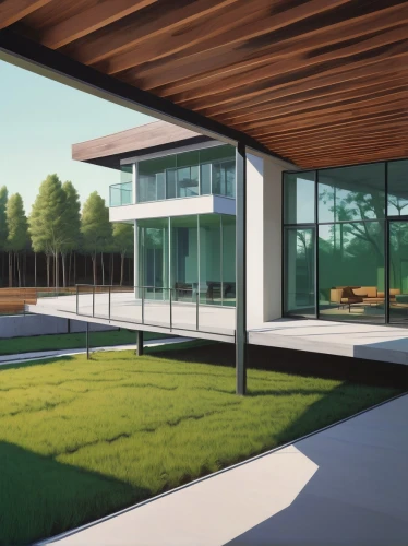 3d rendering,sketchup,modern house,revit,render,artificial grass,smart house,landscape design sydney,glass wall,renderings,modern architecture,golf lawn,landscape designers sydney,landscaped,prefab,renders,grass roof,structural glass,cubic house,smart home,Conceptual Art,Daily,Daily 25