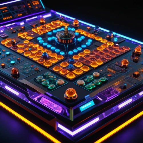 mixing table,mix table,cooktop,launchpads,circuit board,sound table,playfield,launchpad,flightdeck,circuitry,pinball,mixing board,gnome and roulette table,micrografx,synth,black light,blacklight,micropolis,neon cocktails,tabletop,Photography,General,Sci-Fi