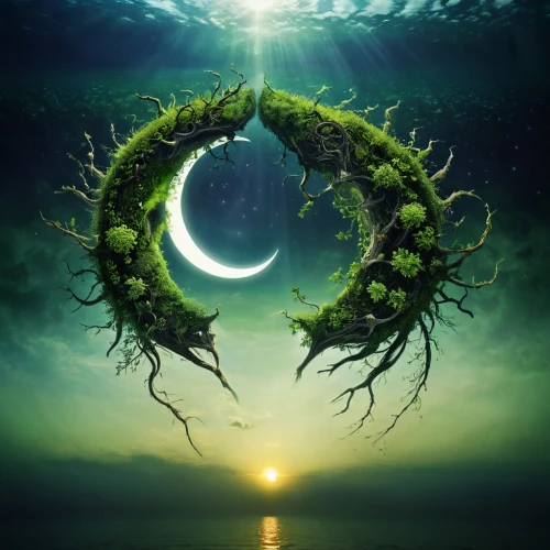 celtic tree,anahata,mother earth,paganism,earth chakra,crescent moon,asatru,koru,qabalah,entheogenic,tree of life,earthed,druidism,ouroboros,green energy,ecocide,animist,ecopeace,druidic,greenheart,Photography,Artistic Photography,Artistic Photography 12