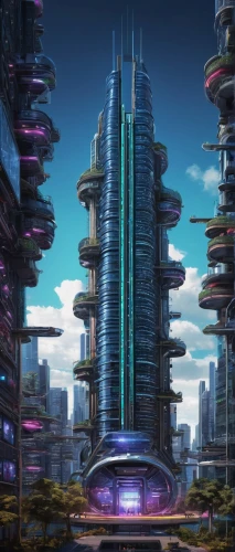 futuristic landscape,cybercity,arcology,cybertown,futuristic architecture,megacorporations,areopolis,cyberport,megacorporation,futuristic,coruscant,skylstad,ordos,metropolis,cyberia,sedensky,kaidan,skyscraper,skyscraper town,skyterra,Art,Classical Oil Painting,Classical Oil Painting 34