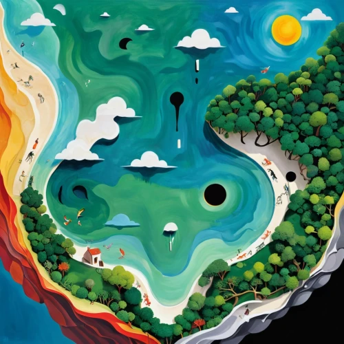 rainbow world map,microworlds,archipelago,floating islands,kanto,hoenn,an island far away landscape,golf landscape,archipelagos,islands,river course,water courses,cave on the water,terraformed,laguna verde,mushroom island,golf course background,landform,peninsula,smallworld,Unique,3D,Isometric