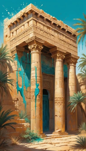 egyptian temple,karnak,artemis temple,ancient house,ancient city,qasr,greek temple,abydos,dendera,karakas,pharaonic,roman temple,ancient buildings,petra,ancient building,lybia,ancient,poseidons temple,antiquities,viminacium,Conceptual Art,Graffiti Art,Graffiti Art 08