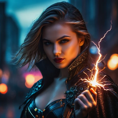 sparkler,fiery,burning hair,witchblade,sorceress,fire background,femme fatale,eletrica,liora,petrova,electrifying,fierce,elizaveta,sparklers,cirta,electrify,fire angel,electrified,fire dancer,firestarter,Photography,General,Fantasy