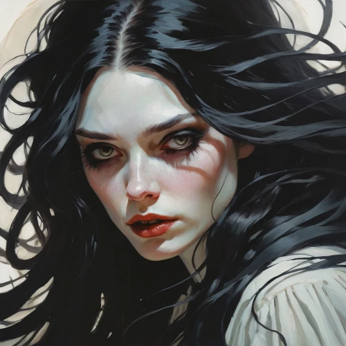 seregil,vampire woman,brubaker,vampire lady,kommuna,drusilla,behenna,fantasy portrait,mcniven,syleena,etain,alita,enchantress,aphra,viveros,iseult,vayne,guinevere,etty,macniven,Conceptual Art,Fantasy,Fantasy 18