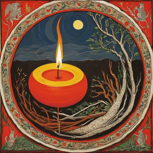 imbolc,mabon,dharma wheel,beltane,lughnasadh,mantra om,tree torch,fire ring,samhain,kupala,red lantern,iaith,fire bowl,burning candle,pysanka,fire siren,illuminated lantern,oil lamp,oriental lantern,walpurgisnacht,Art,Artistic Painting,Artistic Painting 28