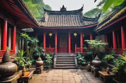 buddha tooth relic temple,asian architecture,buddhist temple,hall of supreme harmony,wudang,dojo,sanshui,fengshui,teahouses,qibao,longshan,taman ayun temple,white temple,chengdu,hanging temple,jingshan,teahouse,shaoxing,chaozhou,shuozhou,Illustration,Realistic Fantasy,Realistic Fantasy 11