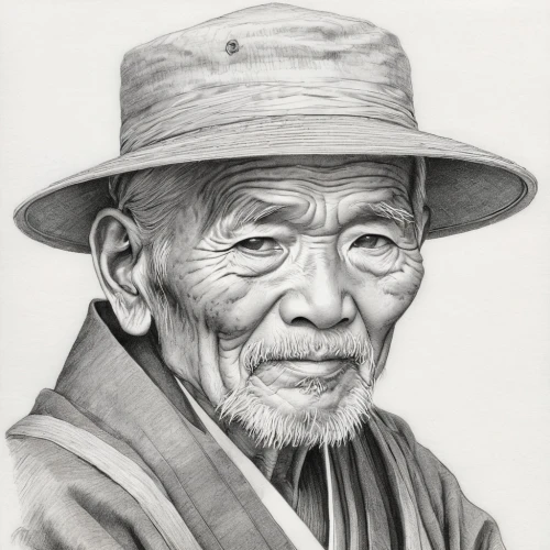 laozi,tulku,rinpoche,miyagi,morihei,kenzaburo,kagyu,ikiru,yasunari,shunryu,khenpo,dzogchen,ujiji,sanjuro,morihiko,geshe,longchenpa,funakoshi,rimpoche,confucianist,Illustration,Black and White,Black and White 30