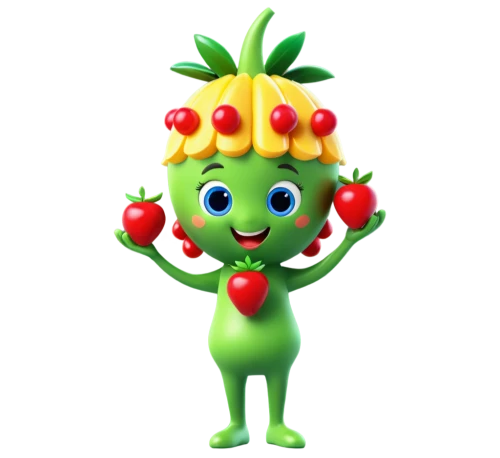 pinya,bellpepper,godefroot,froot,green tomatoe,adalbero,growth icon,apfel,cactus apples,fruits icons,chayote,green paprika,sulei,fruitbearing,onagraceae,resprout,peashooter,frustaci,gummifera,chiquita,Unique,3D,3D Character