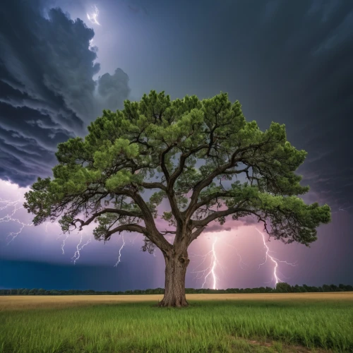 isolated tree,lightning storm,nature's wrath,a thunderstorm cell,lone tree,magic tree,lightning strike,thundershower,tormenta,supercell,oak tree,aaaa,orage,tree and roots,arbre,tornadic,tree of life,monsoon,thundershowers,thundering,Photography,General,Realistic