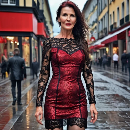 feldshuh,lita,imaret,lady in red,tarja,kimberlin,man in red dress,netrebko,nightwish,wagenknecht,romanija,woman in menswear,jadzia,silvija,biljana,traje,red tunic,rhonda rauzi,dalida,ljubljanica,Photography,General,Realistic