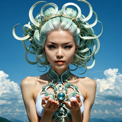 inner mongolian beauty,mongolian girl,jolin,asian vision,oriental princess,teal blue asia,japanese woman,moondragon,skyflower,oriental girl,raelian,blue enchantress,imaginasian,adornment,coccoliths,kerli,kunqu,shpongle,dreamcatcher,asias,Illustration,Abstract Fantasy,Abstract Fantasy 11