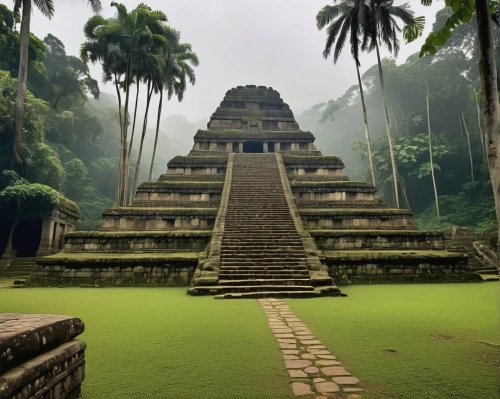 tikal,palenque,yavin,yaxchilan,pakal,copan,step pyramid,tepoztlan,mesoamerica,azteca,calakmul,chichen itza,stone pyramid,mayan,tlaloc,eastern pyramid,tempel,xunantunich,amazonica,bonampak,Conceptual Art,Daily,Daily 06