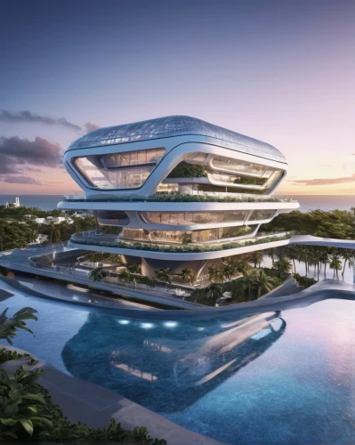 futuristic architecture,futuristic art museum,futuristic landscape,modern architecture,arcology,etfe,floating island,cube stilt houses,vinoly,safdie,solar cell base,hadid,sky space concept,seasteading,aldar,futuristic,megaproject,penthouses,morphosis,3d rendering,Photography,Artistic Photography,Artistic Photography 06