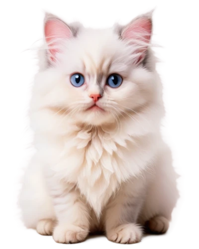 himalayan persian,birman,cute cat,snowbell,blue eyes cat,white cat,british longhair cat,kittenish,cat with blue eyes,siberian cat,kittu,scottish fold,breed cat,ragdoll,cat vector,cartoon cat,cat on a blue background,fluffernutter,doll cat,little cat,Illustration,Retro,Retro 04