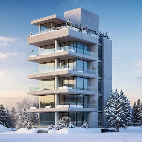 residential tower,multistorey,sky apartment,penthouses,escala,appartment building,inmobiliaria,3d rendering,modern architecture,condominia,condos,cantilevered,apartment building,immobilien,cubic house,snow roof,condominium,immobilier,residential building,kopaonik,Photography,General,Realistic