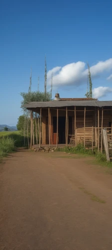 dogtrot,kahoolawe,stilt house,longhouse,farmstead,dunes house,bunkhouses,farm hut,horse barn,boatshed,straw hut,deadman ranch,holiday home,bunkhouse,horse stable,outbuildings,wooden hut,wooden house,log cabin,conservancies,Photography,General,Realistic