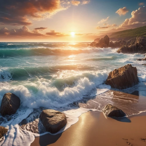 full hd wallpaper,coastal landscape,beach landscape,seascape,rocky coast,rocky beach,beautiful beaches,cornwall,windows wallpaper,nature wallpaper,sea landscape,seascapes,sunrise beach,inishowen,beautiful beach,sun and sea,beach scenery,mountain beach,landscapes beautiful,dream beach,Photography,General,Realistic