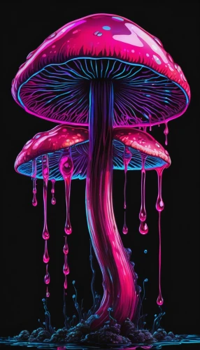 mushroom landscape,mycena,acid lake,poisonous,mycelial,shrooms,mushrooms,magenta,psychedelic,anti-cancer mushroom,red mushroom,fluorescence,mushroom type,muscaria,neon tea,psilocybin,mushroom,purpureum,uv,bioluminescent,Conceptual Art,Daily,Daily 24