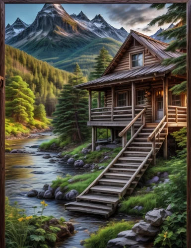 the cabin in the mountains,house in mountains,home landscape,house in the mountains,log cabin,summer cottage,log home,cottage,small cabin,house with lake,house in the forest,landscape background,lonely house,fisherman's house,house by the water,mountain scene,mountain huts,cabins,wooden house,mountain hut