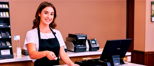 cashier,barista,cash register,cashiering,verifone,cosmetics counter,payment terminal,salesgirl,bookseller,receptionist,saleslady,clerk,digitization of library,electronic payments,shopgirl,turkbank,customer,bibliographer,manageress,bookstore,Illustration,Black and White,Black and White 03