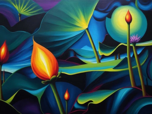 wild tulips,waterlilies,lotuses,flower painting,tulips,lillies,two tulips,tulip flowers,water lilies,tulip background,torch lilies,lotus flowers,tulip festival,abstract flowers,lilies,cannas,violet tulip,lilys,calla lilies,lotus blossom,Illustration,Realistic Fantasy,Realistic Fantasy 25