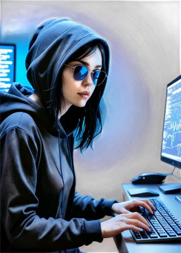 girl at the computer,hacker,cybertrader,anonymous hacker,cyber crime,cybercriminals,cyberathlete,hacktivism,cypherpunk,hackness,computer freak,cybercrime,cyber glasses,cybersurfing,cyberterrorism,cyberarts,cypherpunks,cyber,cybercrimes,cybersitter,Conceptual Art,Fantasy,Fantasy 01