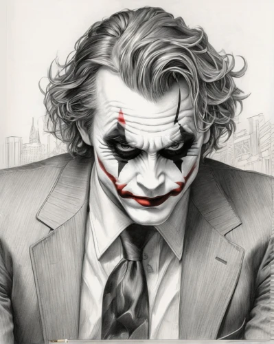 joker,wason,jokers,ledger,mentalist,it,chalk drawing,creepy clown,psychopathic,arkham,pennywise,mistah,clown,scary clown,narvel,gotham,psychopathological,villian,angry man,psychopath,Illustration,Black and White,Black and White 30