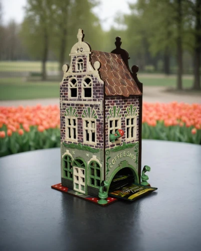 miniature house,fairy house,model house,miniaturist,little house,fairy door,dolls houses,voxel,crispy house,fairy tale castle,bird house,music box,houseleek,the gingerbread house,gingerbread house,dollhouses,small house,doll's house,danish house,birdhouse,Small Objects,Outdoor,Tulips