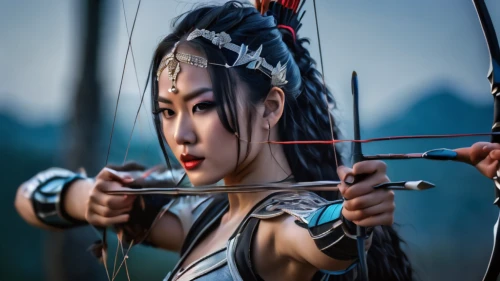 3d archery,bow and arrows,archery,bows and arrows,wuxia,traditional bow,kyudo,bow and arrow,beautiful girls with katana,antiope,female warrior,swordswoman,bowstring,xiaofei,warrior woman,recurve,draw arrows,xiaohui,longbow,fisherwoman,Photography,General,Fantasy