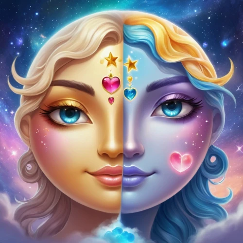 set of cosmetics icons,fairy tale icons,horoscope libra,android game,gemini,fairy galaxy,celestial bodies,zodiac sign gemini,fantasy portrait,zodiac sign libra,gemstar,witch's hat icon,bejeweled,sun and moon,nakshatras,cosmogirl,star sign,moon and star,beauty face skin,stars and moon,Illustration,Realistic Fantasy,Realistic Fantasy 01