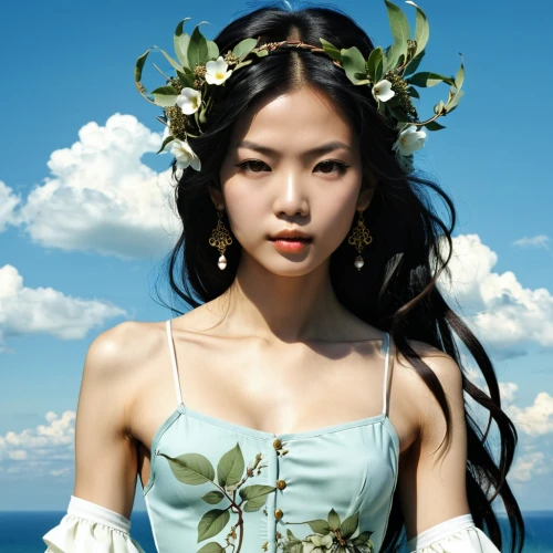 hyori,oriental princess,jolin,hara,solar,flower fairy,asian woman,oriental girl,cantopop,diwata,mt seolark,jung,chun,jingna,thuy,aphrodite,namie,vietnamese woman,daveigh,asiaticas,Illustration,Abstract Fantasy,Abstract Fantasy 11