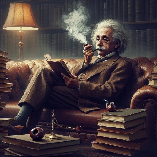 einstein,pipe smoking,lectura,schopenhauer,smoking pipe,professor,smoking cigar,cigar,reading,book wallpaper,macanudo,man with a computer,professeur,einsteins,philosophica,relaxing reading,logician,twain,erudite,tecamachalco