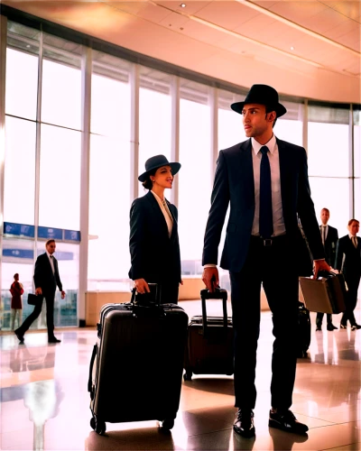 reddington,suitcases,airports,dulles,trilby,businesspeople,spader,suitcase,pilgrims,briefcases,passagers,worldport,iah,arrivals,suits,aeroport,luggage,airport,businessmen,agentes,Art,Classical Oil Painting,Classical Oil Painting 40