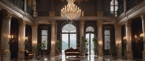 amanresorts,habtoor,luxury home interior,sursock,royal interior,emirates palace hotel,rotana,entrance hall,lobby,baccarat,ornate room,crown palace,chandeliers,kempinski,luxury hotel,chandeliered,palatial,interior decor,marble palace,foyer,Conceptual Art,Fantasy,Fantasy 34