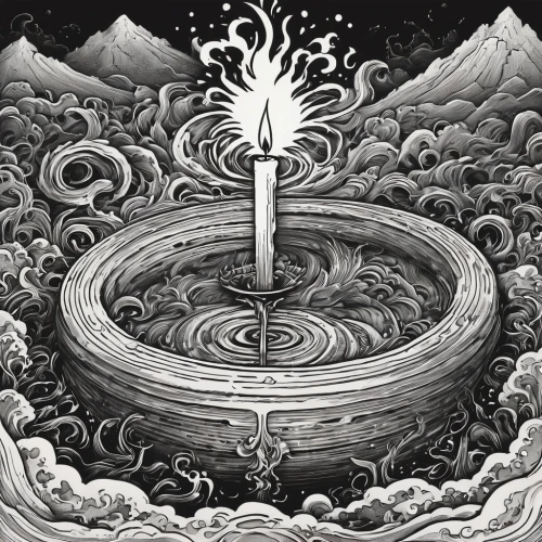 woodring,alchemical,samuil,silmarils,cauldron,whirlpool,conjure,lateralus,whirlwinds,invoking,divination,spellcaster,alethiometer,conjuror,alchemy,whirlpools,conjure up,spellcasting,five elements,charybdis,Illustration,Japanese style,Japanese Style 11